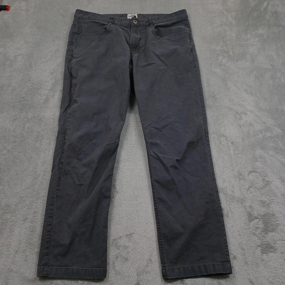 North Face Pants Mens 36x28‎ Gray Pockets Straight Outdoor Casual